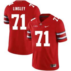 Ohio State Buckeyes 71 Corey Linsley Red Nike College Football Jersey Dzhi