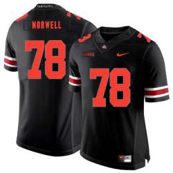 Ohio State Buckeyes 78 Andrew Norwell Black Shadow Nike College Football Jersey Dzhi