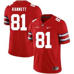 Ohio State Buckeyes 81 Nick Vannett Red Nike College Football Jersey Dzhi