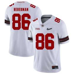 Ohio State Buckeyes 86 Jeff Heuerman White Diamond Nike Logo College Football Jersey Dzhi