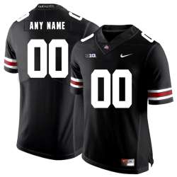 Ohio State Buckeyes Black Men\'s Customized Nike College Football Jersey
