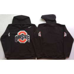 Ohio State Buckeyes Blank Black Men's Pullover Stitched Hoodie
