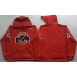 Ohio State Buckeyes Blank Red Men's Pullover Stitched Hoodie