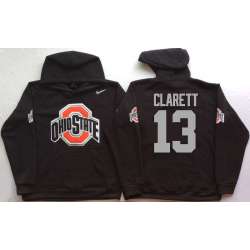 Ohio State Buckeyes #13 Maurice Clarett Black Men\'s Pullover Stitched Hoodie