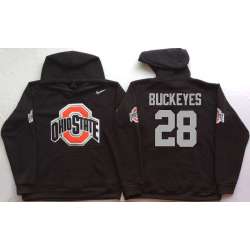 Ohio State Buckeyes #Buckeyes Black Men\'s Pullover Stitched Hoodie