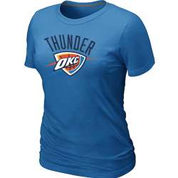 Oklahoma City Thunder Big & Tall Primary Logo L.blue Women's T-Shirt