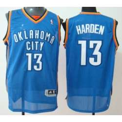 Oklahoma City Thunder #13 James Harden Blue Swingman Jerseys