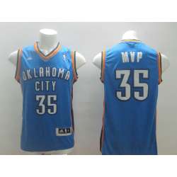 Oklahoma City Thunder #35 Durant Blue MVP Jerseys