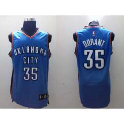Oklahoma City Thunder #35 Kevin Durant 2013 Drift Fashion Blue Jerseys