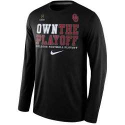 Oklahoma Sooners Nike 2016 College Football Playoff Bound Own the Playoff Long Sleeve WEM T-Shirt - Black