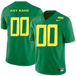 Oregon Ducks Apple Green Men\'s Customized College Football Jersey