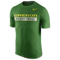 Oregon Ducks Nike Basketball Practice Performance WEM T-Shirt - Apple Green