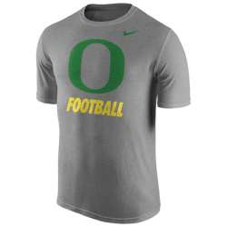 Oregon Ducks Nike Legend Logo Performance WEM T-Shirt - Heather Gray