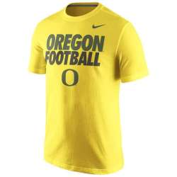 Oregon Ducks Nike Practice WEM T-Shirt - Yellow