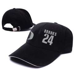 Oregon Ducks #24 Dillon Brooks Black College Basketball Adjustable Peaked Hat