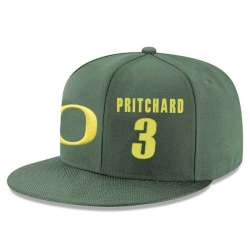 Oregon Ducks #3 Payton Pritchard Green College Basketball Adjustable Hat