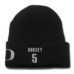 Oregon Ducks #5 Tyler Dorsey Black College Basketball Knit Hat