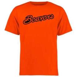 Oregon State Beavers Alternate Logo One WEM T-Shirt - Orange