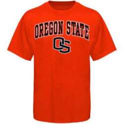 Oregon State Beavers Arch Over Logo WEM T-Shirt - Orange
