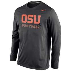 Oregon State Beavers Nike Legend Practice Long Sleeve Performance WEM T-Shirt - Black