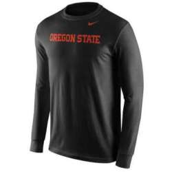 Oregon State Beavers Nike Wordmark Long Sleeve WEM T-Shirt - Black -