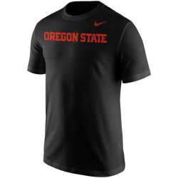 Oregon State Beavers Nike Wordmark WEM T-Shirt - Black