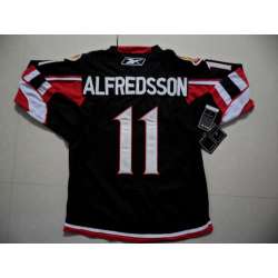 Ottawa Senators #11 Alfredsson Black with C patch 2011 new Jerseys