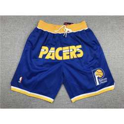 Pacers Blue Pockets Swingman Shorts