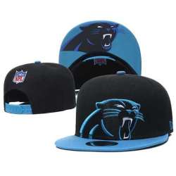 Panthers Team Logo Black Adjustable Hat GS (2)