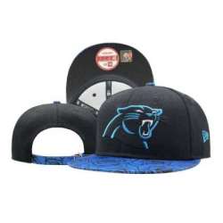 Panthers Team Logo Black Adjustable Hat SF