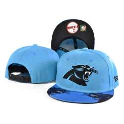 Panthers Team Logo Blue Adjustable Hat SF