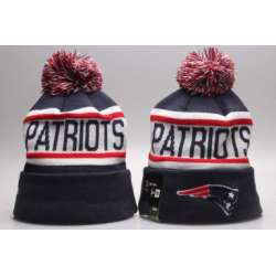 Patriots Team Logo Navy Knit Hat