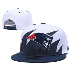 Patriots Team Logo White Navy Adjustable Hat GS