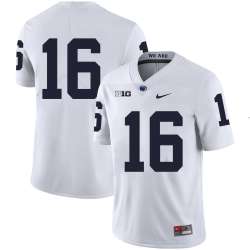 Penn State Nittany Lions 16 Billy Fessler White Nike College Football Jersey Dzhi