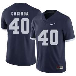 Penn State Nittany Lions 40 Jason Cabinda Navy College Football Jersey DingZhi