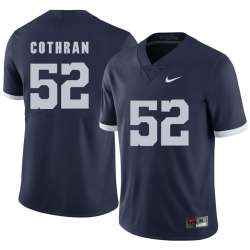 Penn State Nittany Lions 52 Curtis Cothran Navy College Football Jersey DingZhi