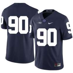 Penn State Nittany Lions 90 Garrett Sickels Navy Nike College Football Jersey Dzhi