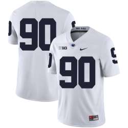 Penn State Nittany Lions 90 Garrett Sickels White Nike College Football Jersey Dzhi
