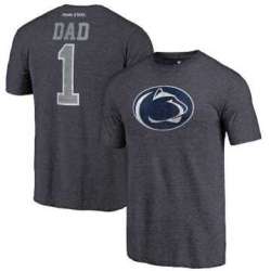 Penn State Nittany Lions Fanatics Branded Navy Greatest Dad Tri Blend T-Shirt