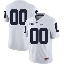 Penn State Nittany Lions White Men\'s Customized Nike College Football Jersey