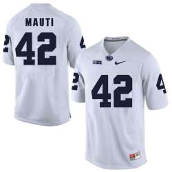 Penn State Nittany Lions #42 Michael Mauti White College Football Jersey DingZhi