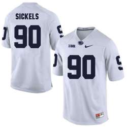 Penn State Nittany Lions #90 Garrett Sickels White College Football Jersey DingZhi