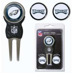 Philadelphia Eagles Golf Divot Tool with 3 Markers