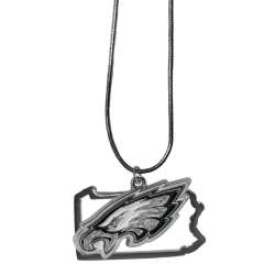 Philadelphia Eagles Necklace State Charm
