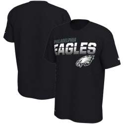 Philadelphia Eagles Nike Sideline Line of Scrimmage Legend Performance T-Shirt Black