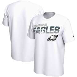 Philadelphia Eagles Nike Sideline Line of Scrimmage Legend Performance T-Shirt White