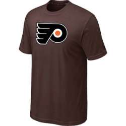 Philadelphia Flyers Big & Tall Logo Brown T-Shirt
