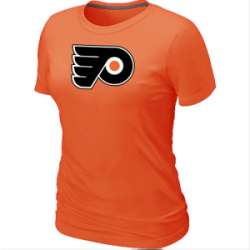 Philadelphia Flyers Big & Tall Women's Logo Orange T-Shirt
