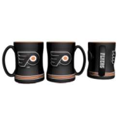 Philadelphia Flyers Coffee Mug - 14oz Sculpted Relief
