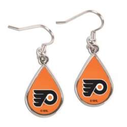 Philadelphia Flyers Earrings Tear Drop Style - Special Order